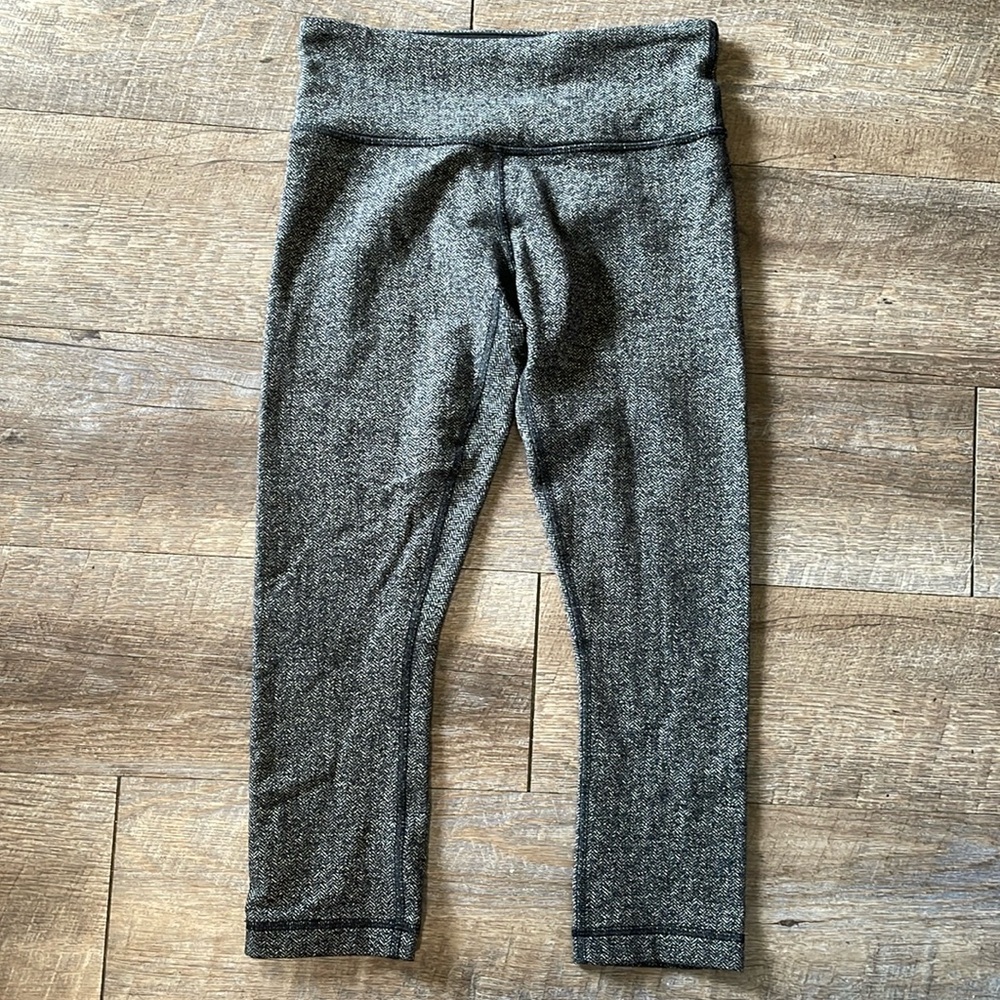 Lululemon Wunder Under High Rise Crop Leggings